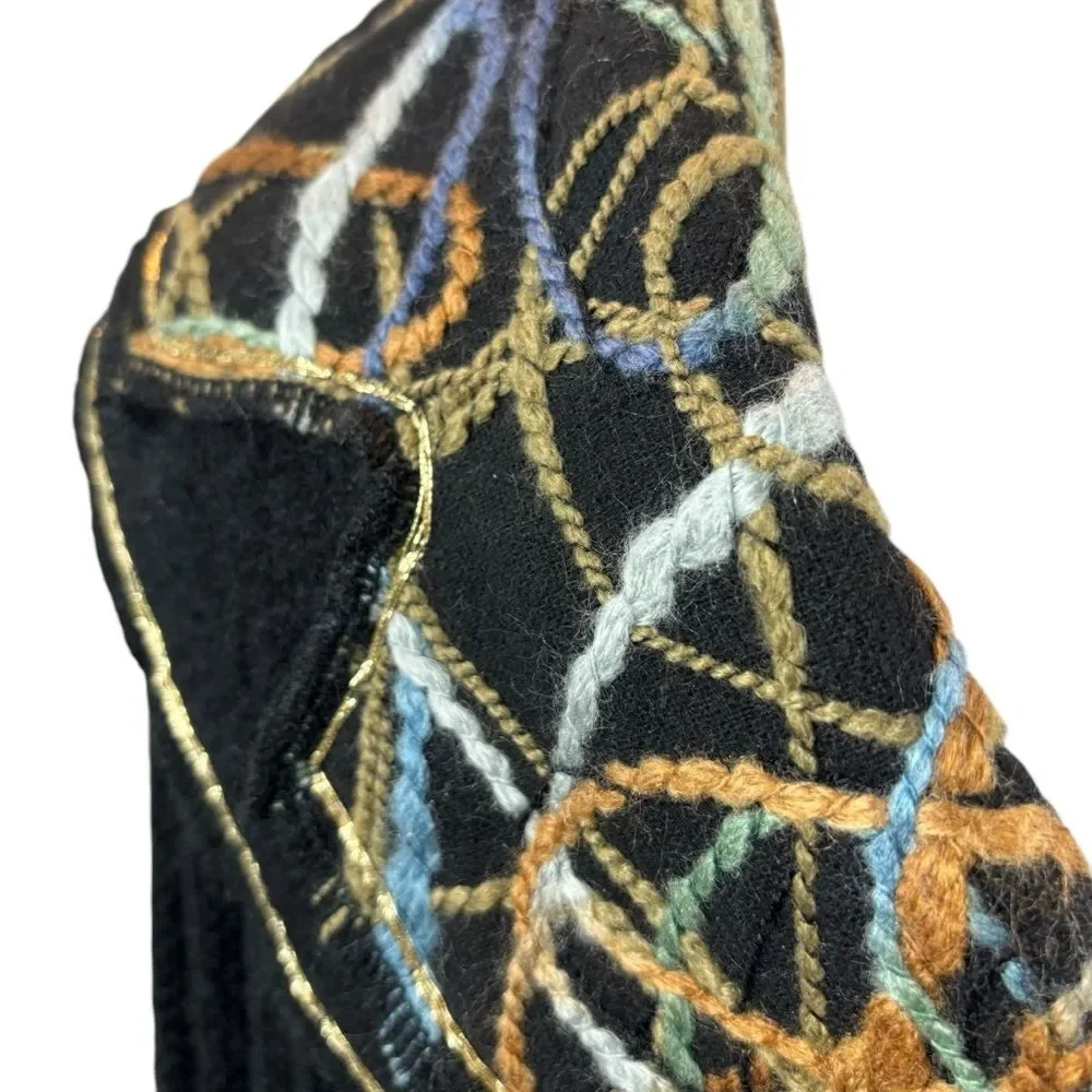 Brand new without Tags Sioni‎ Wool Mohair Blend Wide Collar Cardigan Size Small - Picture 2 of 12